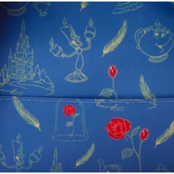 Loungefly WonderCon Limited Edition Beauty & the Beast Ballroom Mini Backpack - Picture 3 of 7